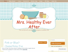 Tablet Screenshot of mrshealthyeverafter.com